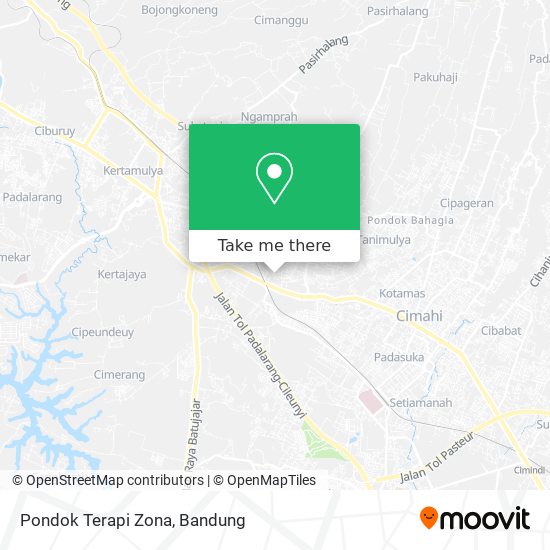 Pondok Terapi Zona map