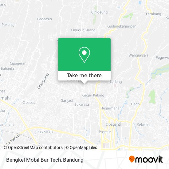 Bengkel Mobil Bar Tech map