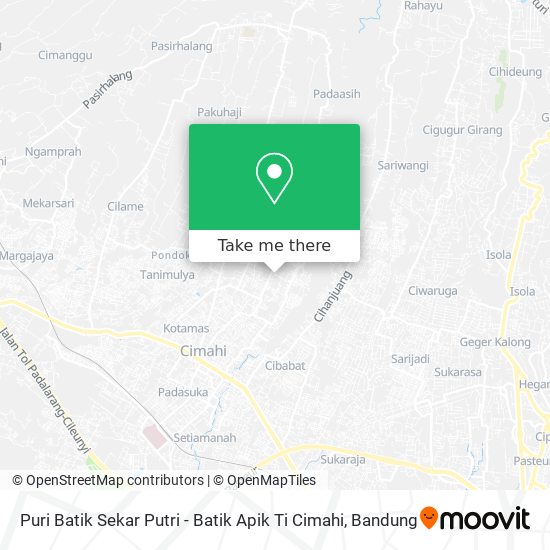 Puri Batik Sekar Putri - Batik Apik Ti Cimahi map