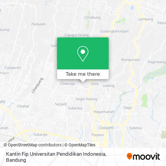 Kantin Fip Universitan Pendidikan Indonesia map