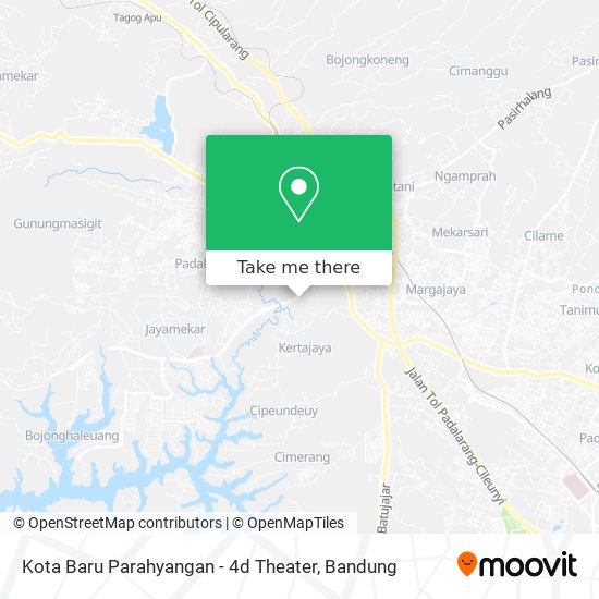Kota Baru Parahyangan - 4d Theater map