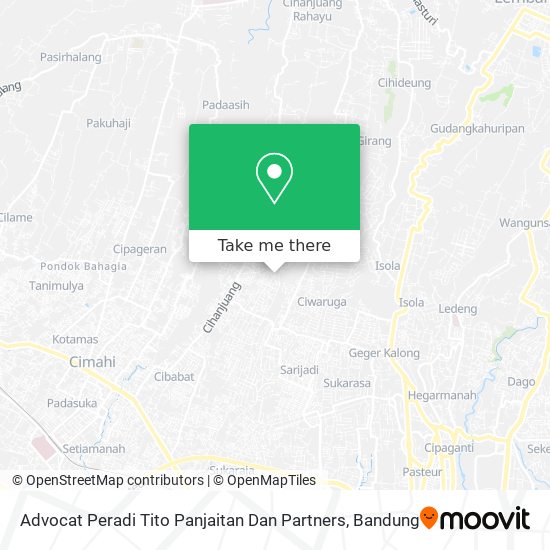 Advocat Peradi Tito Panjaitan Dan Partners map