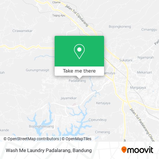Wash Me Laundry Padalarang map