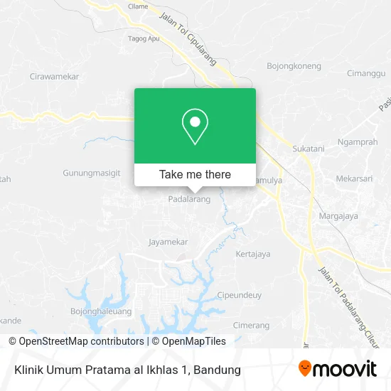 Klinik Umum Pratama al Ikhlas 1 map