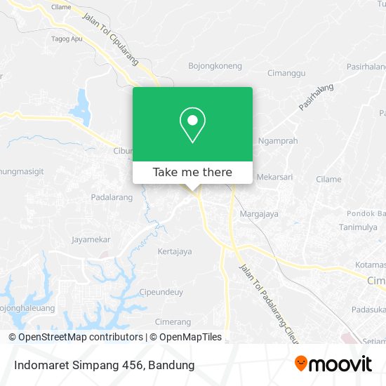 Indomaret Simpang 456 map