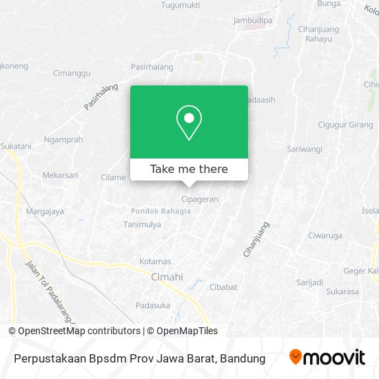 Perpustakaan Bpsdm Prov Jawa Barat map