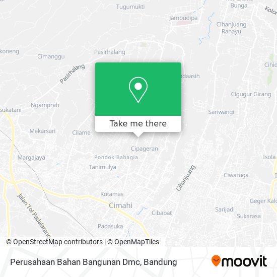 Perusahaan Bahan Bangunan Dmc map