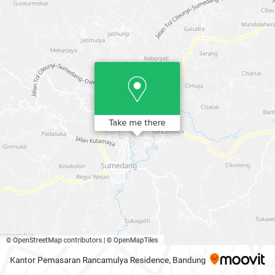 Kantor Pemasaran Rancamulya Residence map
