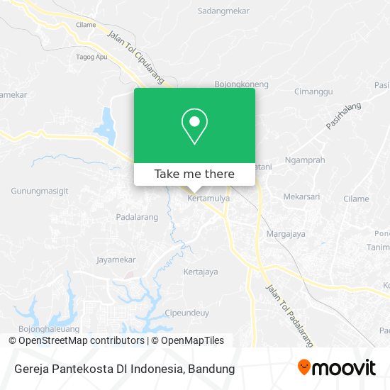 Gereja Pantekosta DI Indonesia map