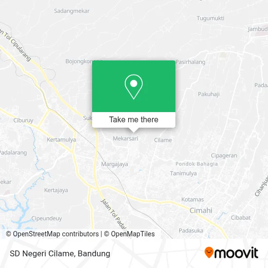 SD Negeri Cilame map