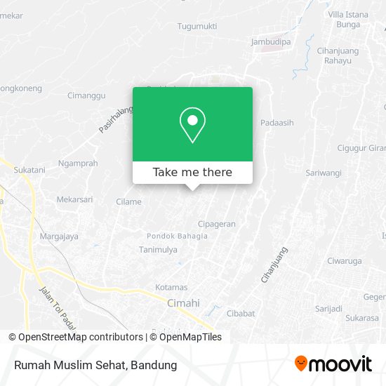 Rumah Muslim Sehat map