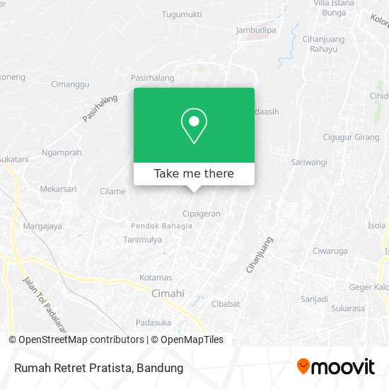 Rumah Retret Pratista map