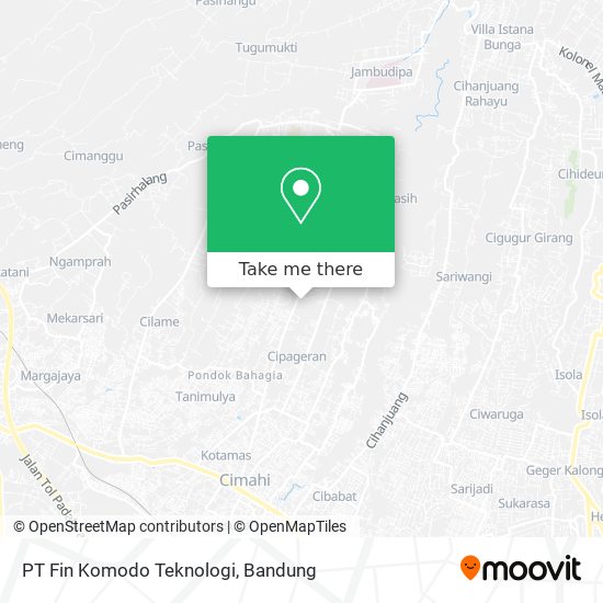 PT Fin Komodo Teknologi map