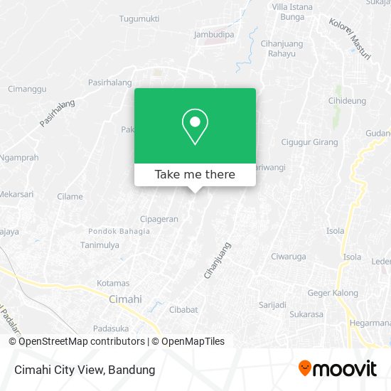 Cimahi City View map