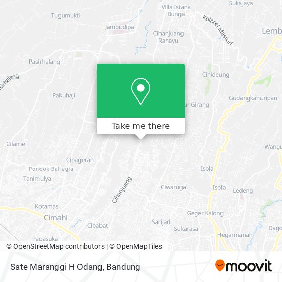 Sate Maranggi H Odang map