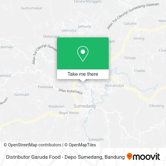 Distributor Garuda Food - Depo Sumedang map