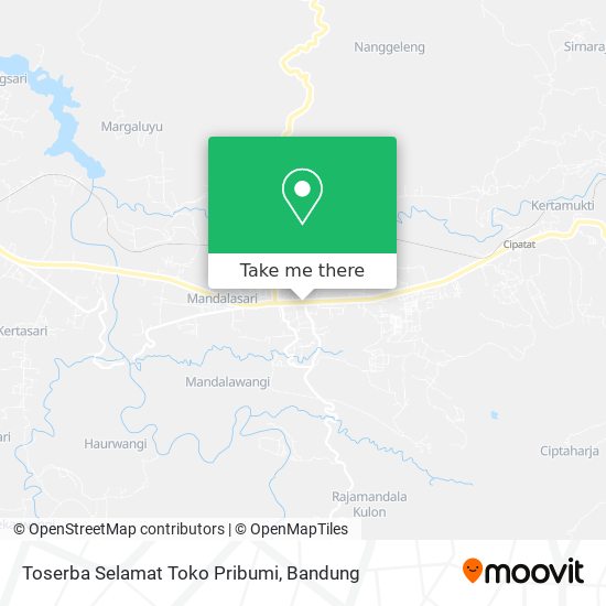 Toserba Selamat Toko Pribumi map