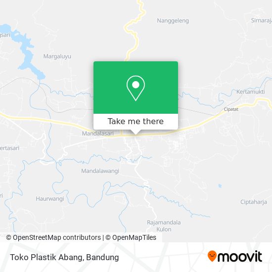 Toko Plastik Abang map