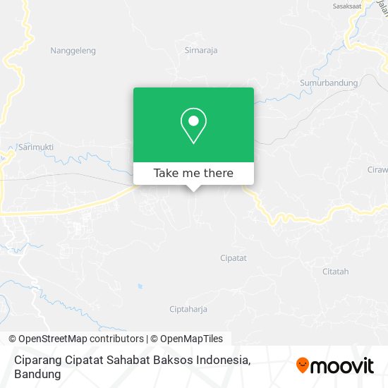 Ciparang Cipatat Sahabat Baksos Indonesia map