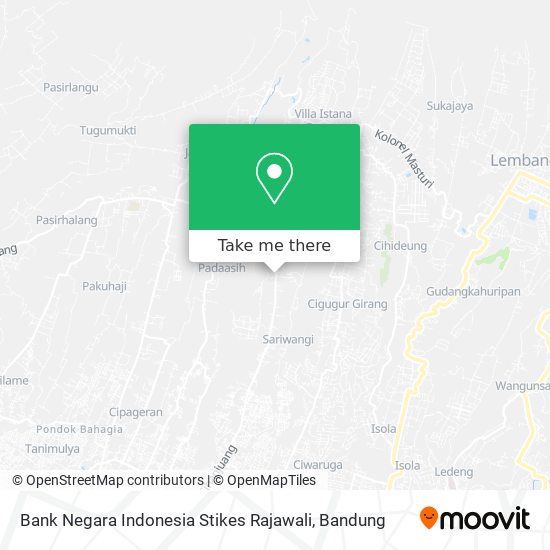 Bank Negara Indonesia Stikes Rajawali map