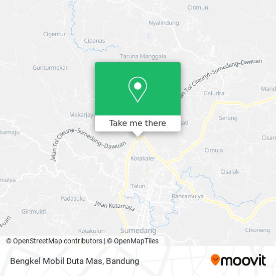 Bengkel Mobil Duta Mas map