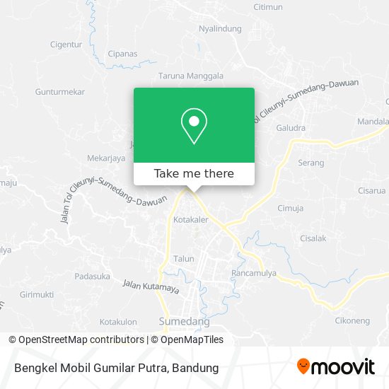 Bengkel Mobil Gumilar Putra map