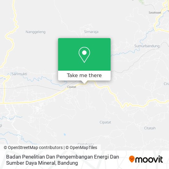 Badan Penelitian Dan Pengembangan Energi Dan Sumber Daya Mineral map