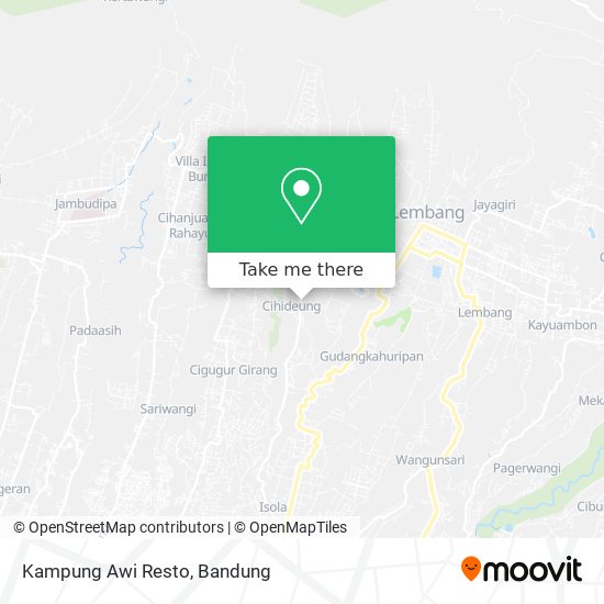 Kampung Awi Resto map