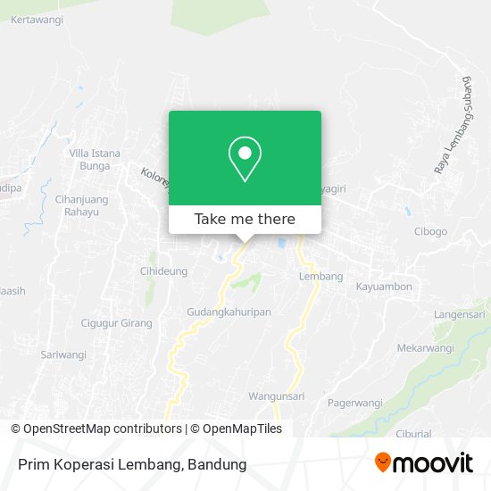 Prim Koperasi Lembang map