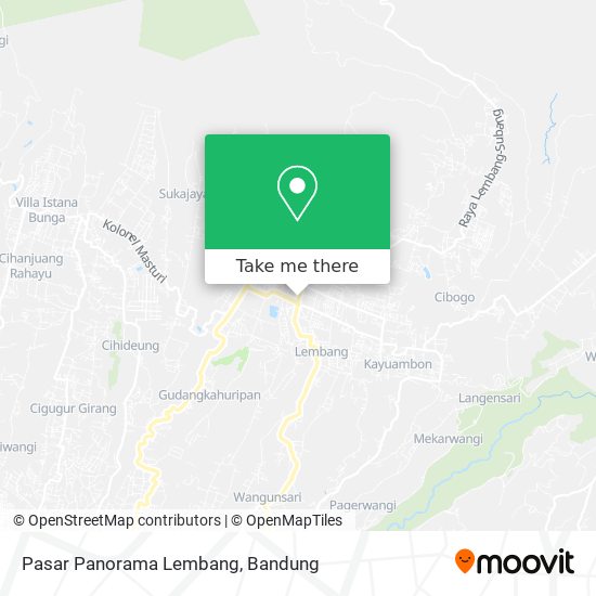 Pasar Panorama Lembang map