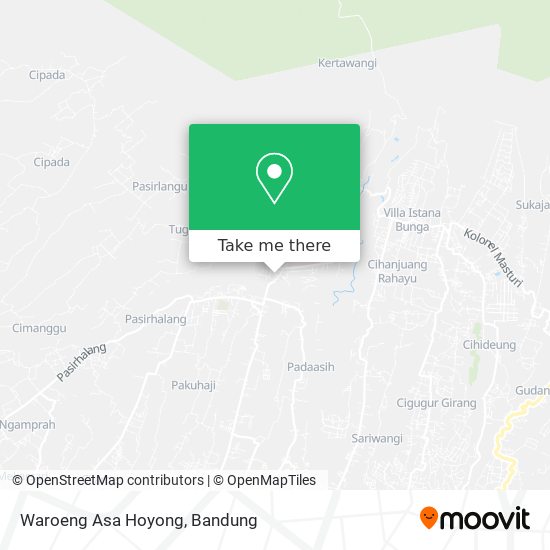 Waroeng Asa Hoyong map