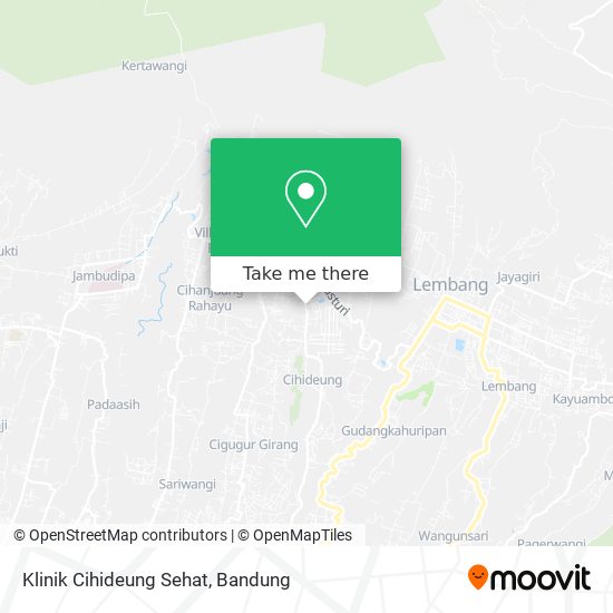 Klinik Cihideung Sehat map