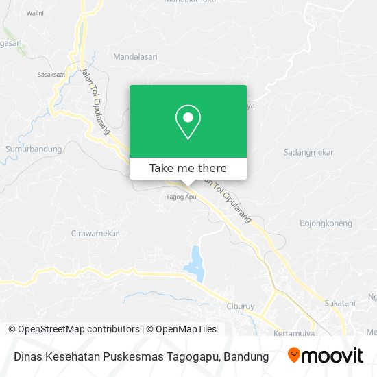 Dinas Kesehatan Puskesmas Tagogapu map
