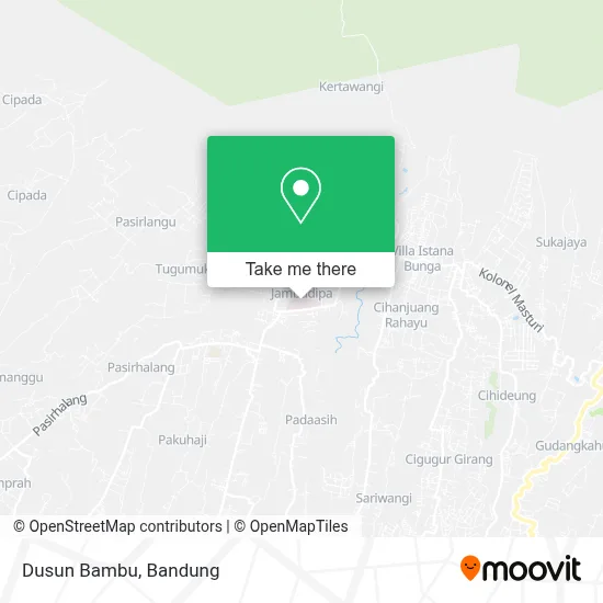 Dusun Bambu map