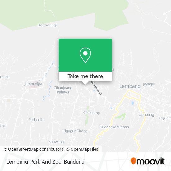 Lembang Park And Zoo map