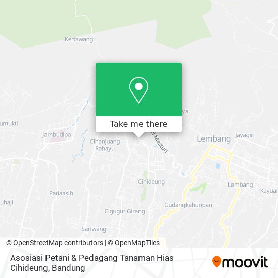 Asosiasi Petani & Pedagang Tanaman Hias Cihideung map
