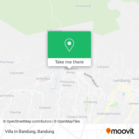 Villa In Bandung map