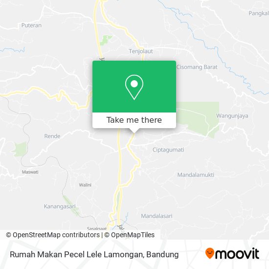 Rumah Makan Pecel Lele Lamongan map