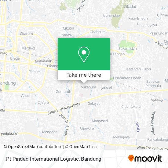 Pt Pindad International Logistic map