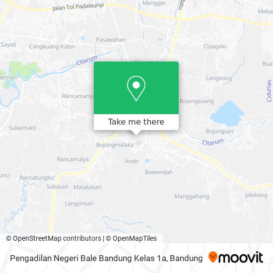 Pengadilan Negeri Bale Bandung Kelas 1a map
