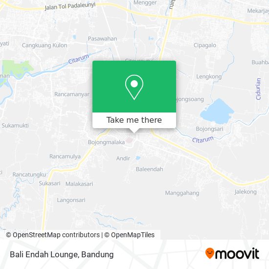 Bali Endah Lounge map