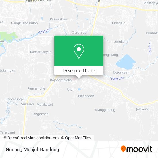 Gunung Munjul map