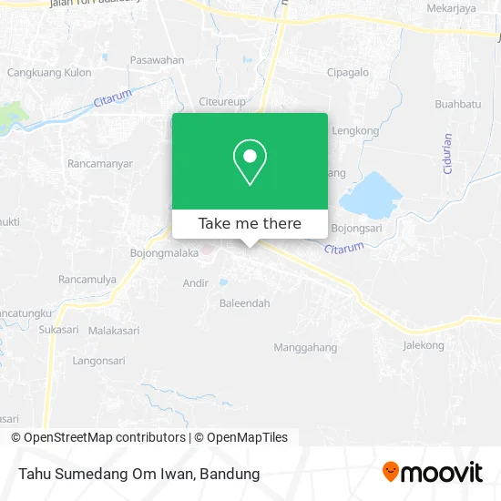 Tahu Sumedang Om Iwan map
