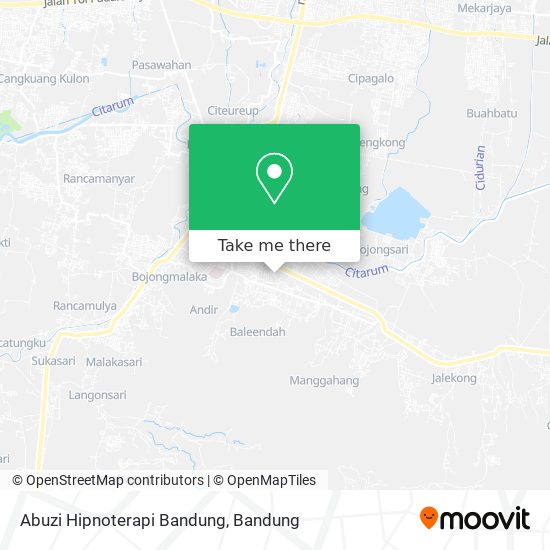 Abuzi Hipnoterapi Bandung map