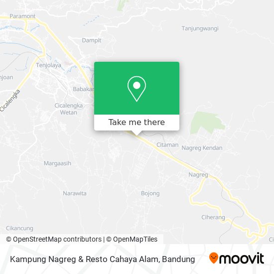 Kampung Nagreg & Resto Cahaya Alam map