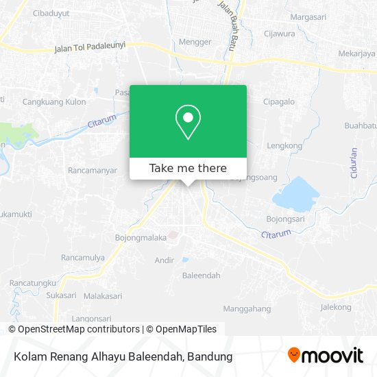 Kolam Renang Alhayu Baleendah map