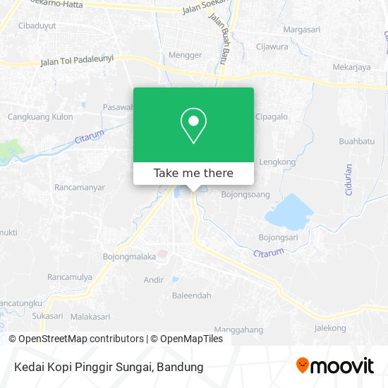 Kedai Kopi Pinggir Sungai map