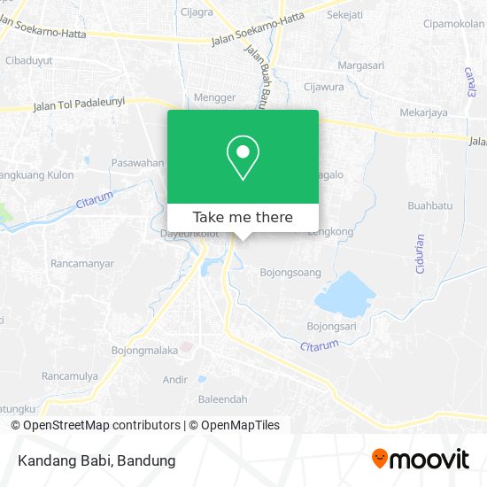 Kandang Babi map