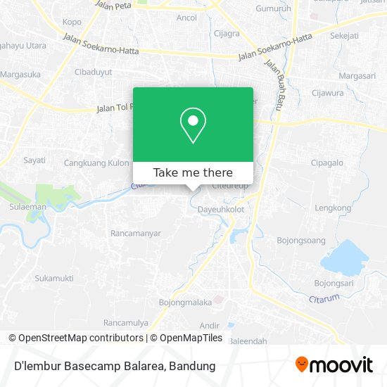 D'lembur Basecamp Balarea map