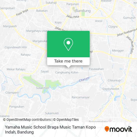 Yamaha Music School Braga Music Taman Kopo Indah map